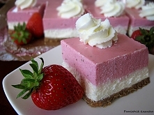 SERNIK TRUSKAWKOWO-ŚMIETANKOWY :) zapraszam.