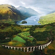 Szkocja. Wiadukt w Glenfinnan