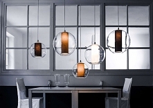 Lampa wisząca MERIDA - dostępna w =mlamp= 

Eleganckie szkło z abażurem w kształcie tuby. Klosz jak bańka mydlana otaczający tekstylny abażur. Wybór różnych kolorów i wielkości ...