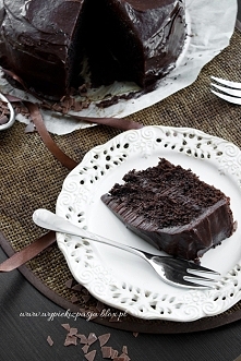 Ciasto czekoladowe z czekoladowym ganache