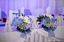 Róże, hortensja i gipsówka