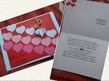 Kartka na 20-lecie ślubu.
08-02-2017.