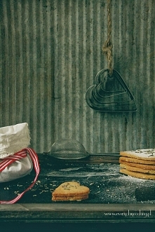 Pomarańczowe ciastka z lawendą