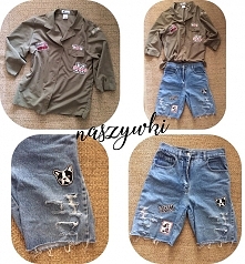 Naszywki można naszyć na ubraniach, super efekt.