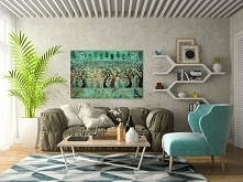 Irlandzka saga - nowoczesny obraz na płótnie