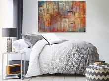 Wieże widokowe - nowoczesny obraz na płótnie