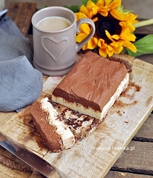 Ciasto wegańskie kakaowo – kawowe z wanilią, bez cukru. Przepis po kliknięciu w zdjęcie.