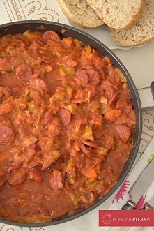 Leczo z kiełbasą Chorizo