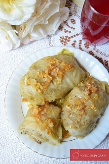 Gołąbki z ryżem, kaszą i mięsem