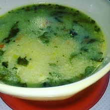 zupa szpinakowa  coś pysznego :)