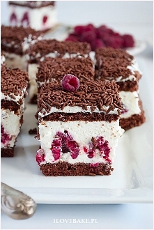 Ciasto z malinami i mascarpone