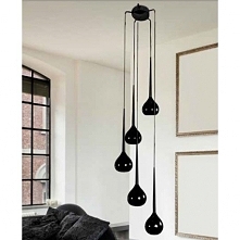 AGA 5 Black MD1289-5 BK AZZARDO Lampa wisząca CZARNA
Aga-5 MD1289-5 firmy AZzardo to wykonana ze szkła i metalu lampa wisząca w kolorze czarnym, w której dostępna jest też możli...