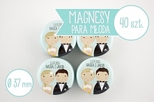 Wyjątkowe upominki dla Waszych gości weselnych - magnesy z Młodą Parą.
Możecie do woli wybierać komponenty z katalogu i stworzyć własne podobizny! Nikt nie będzie miał takich po...