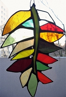 Mój witrażyk jesienny:)
