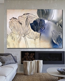 Obraz na płótnie Kwiaty 100...