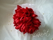 Bukiet trwały czerwone tulipany