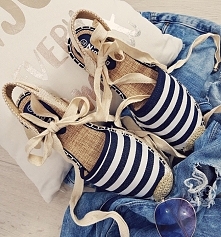 Kto chętny na wiązane espadryle Marine? 49,90zł:) proszę pisać :)