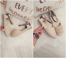 Espadryle pudrowe r.37 kto chętny? Proszę pisać:) teraz tylko 54,90zł