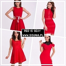 Czerwone sukienki sisunia.pl
