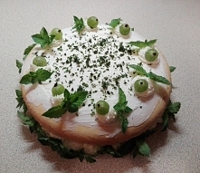 Tort miętowo-agrestowy ;)