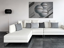 30101 Obraz na płótnie  KULE ABSTRAKCJA  120x80