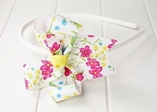 Opaska do włosów kokarda