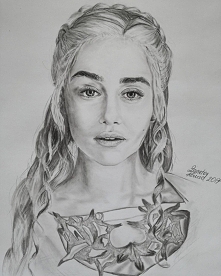 Po długiej przerwie, wróciłam do malowania :) 
i jak wam sie podoba?