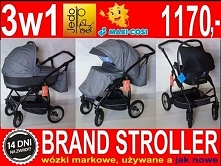 Wózek dziecięcy bardzo dobrej firmy  Jedo , model: FYN Memo 
Zestaw : 3w1
tel: 798 209 055