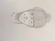 Szybki szkicyk koleżanki UwU