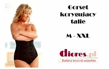 Zmniejsz swój obwód w talii o jeden rozmiar. Poczuj się piękna i atrakcyjna dzięki naszej bieliźnie. Gorset korygujący talię modeluje figurę od bioder po sam biust. Wzmacnia pra...