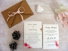Zaproszenia ślubne w pudełk...