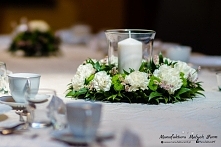 Dekoracja stołu Pary Młodej
