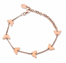 Swatch JBP026-U damska bransoletka ze stali szlachetnej - nie uczula w kolorze złotym w stylu celebrytki z motylkami. Więcej na naszej stronie, link w komentarzu :)