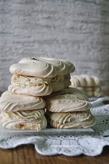 Bezy z kremem kawowym (prze...