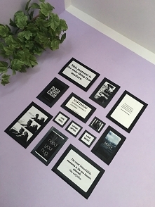 DIY - cytaty na ścianie