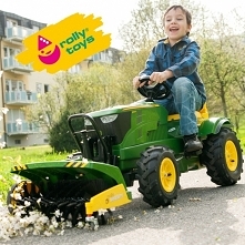 Rolly Toys rollyFarmtrac Traktor na pedały John Deere Łyżka. Jeden z najlepszych traktorków dla dzieci dostępnych na rynku! Traktor Rolly Toys na licencji John Deere spełnienie ...