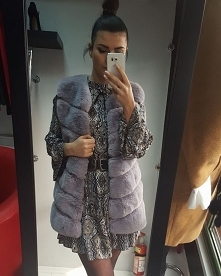 Kamizelka ze sztucznego futra 180zl