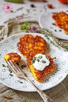 Placki dyniowe - Wypieki Beaty