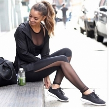 Seksowne, dopasowane leggin...