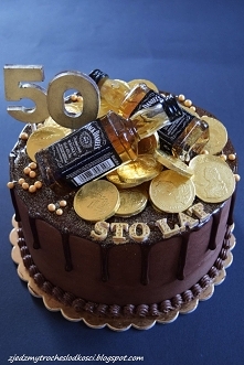 Tor z buteleczkami Whisky