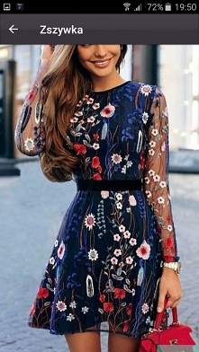 sukienka w kwiaty