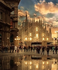 Katedra w Mediolanie.