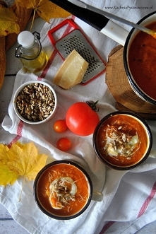 zupa krem z pieczonych pomi...