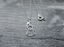 Króliczek Origami. Srebro p...