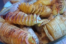 Biała kiełbasa i ziemniaki z pieca