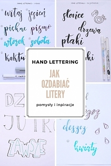 Jak ozdabiać litery w hand ...
