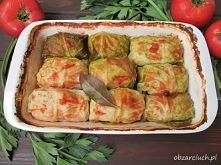 Gołąbki z młodej kapusty z kaszą jaglaną