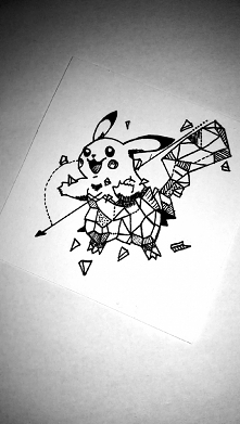 Geometryczny Pikachu