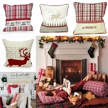 świąteczne poszewki na poduszki od tendom