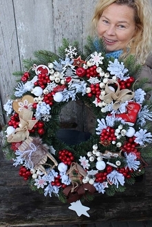 wianki świąteczne z pracown...